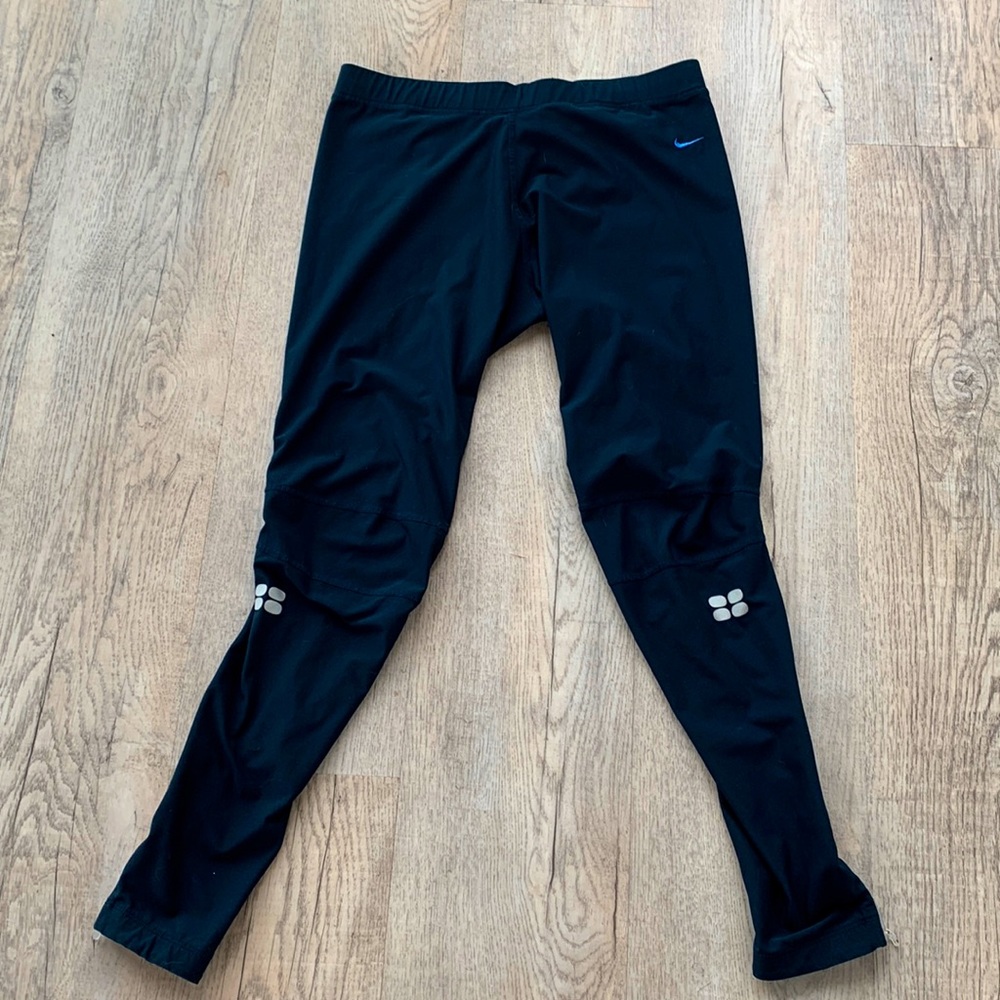 Nike Black Track Joggers with Reflective Details